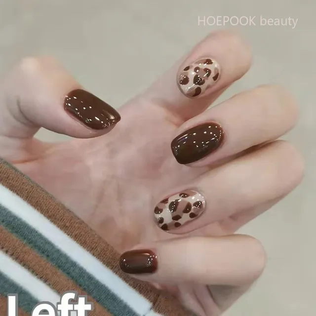 Autumn nails brown