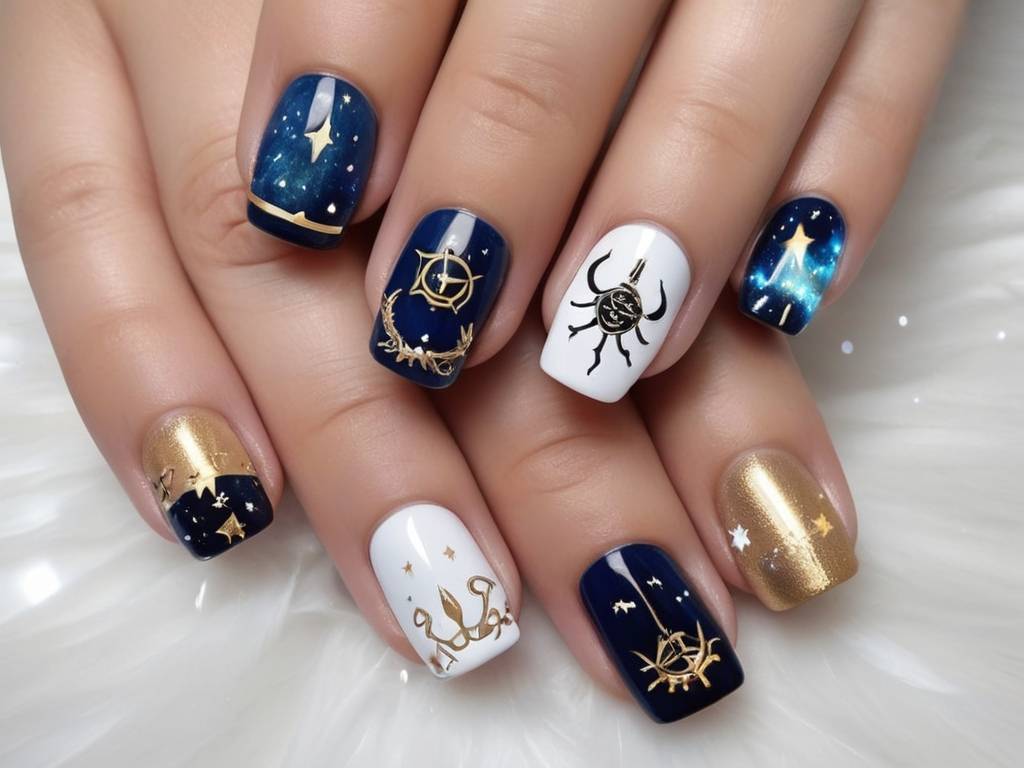 Zodiac signs nails ideas Cover